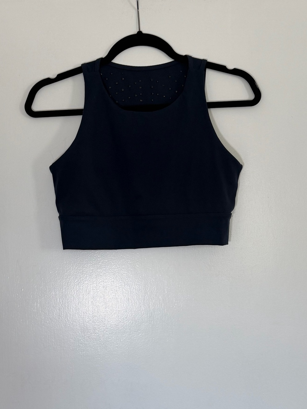 Women's Navy Cropped Tank Top